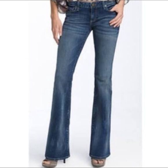 Paige Laurel Canyon Low Rise Bootcut Jeans - Picture 1 of 7